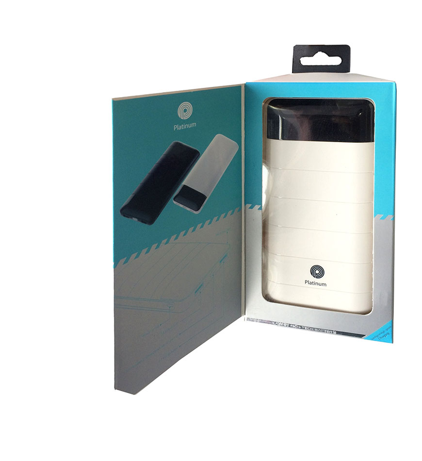 PLATINUM POWER BANK WITH DISPLAY - 20,000MAH - PP-9008