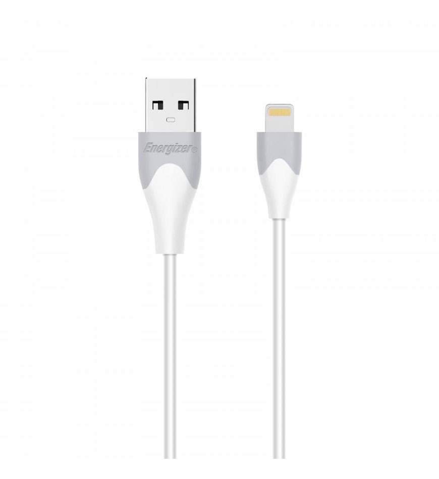 ENERGIZER CABLE LIGHTNING BICOLOR 1.2M - WHITE - C61LIGWH4