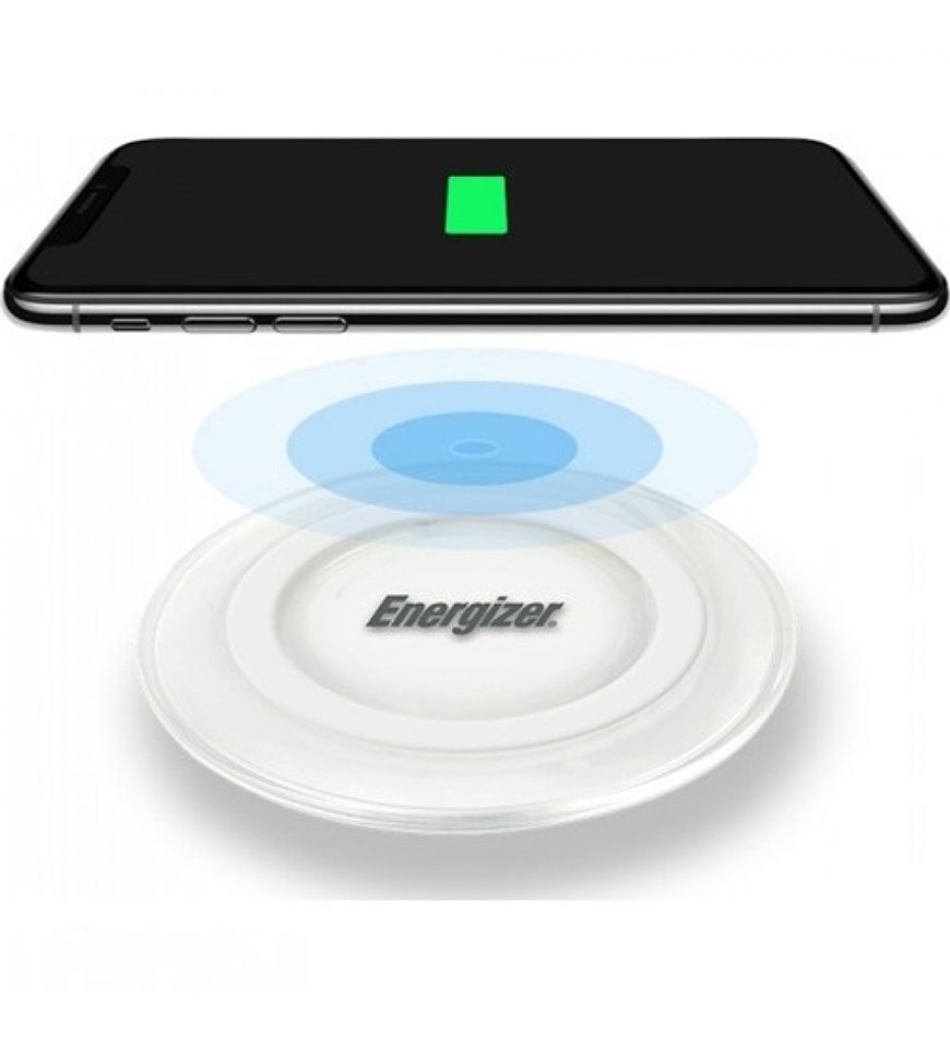 ENERGIZER WIRELESS CHARGING PAD 5W +MICRO USB CABLE - WHITE - WLACWH4