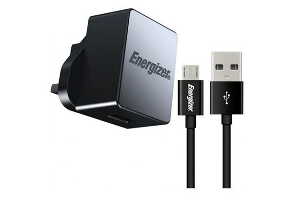 ENERGIZER HIGH-TECH WALL CHARGER WITH MICRO USB QC 2.0 1 USB UK BLACK- ACA1QUKHMC3
