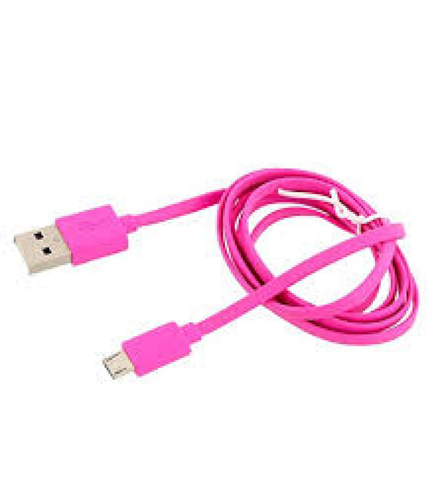 ENERGIZER HIGH-TECH FLAT USB MICRO-USB CABLE - PINK 1.2M - C21UBMCGPK4