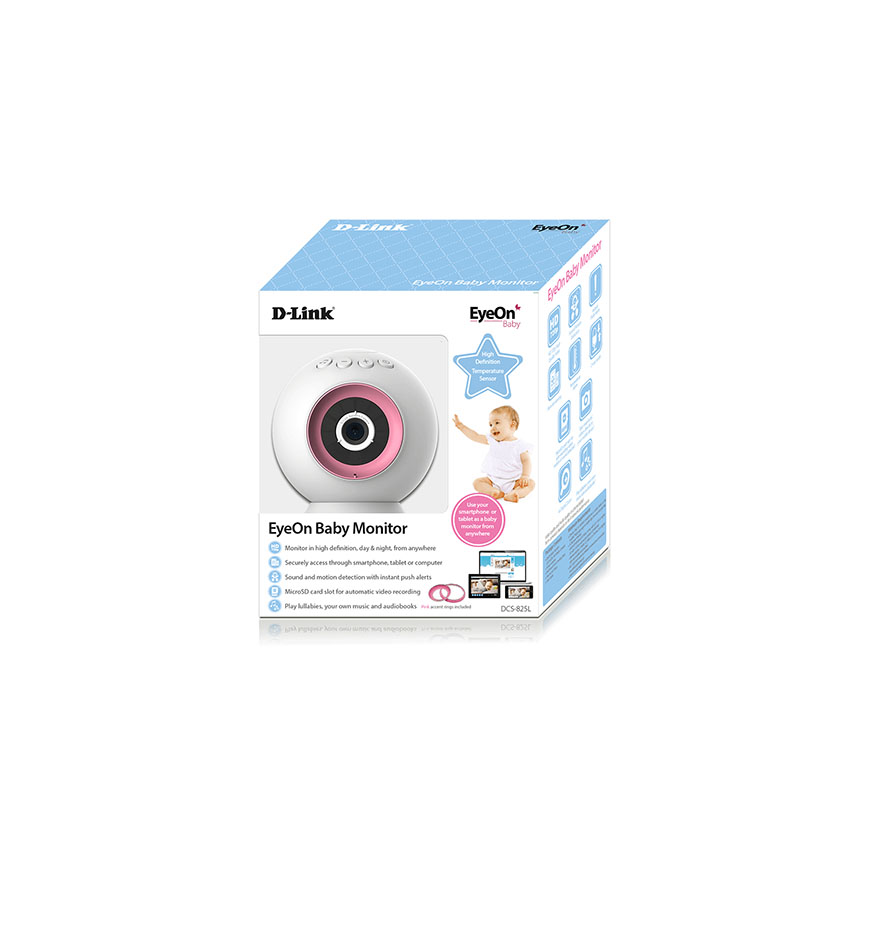 D-LINK WI-FI WIRELESS CLOUD BABY CAMERA -DCS-825L