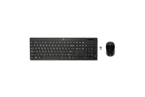 HP WIRELESS KEYBOARD MOUSE 200 - Z3Q63AA - BLACK