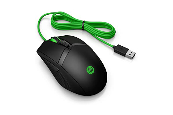 HP 300 PAV Gaming GRNCable Mouse
