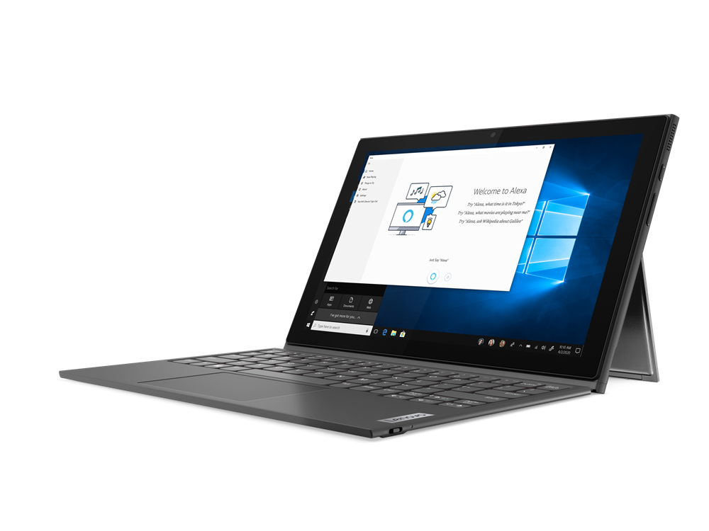 Lenovo IdeaPad Duet 3 10IGL5 - Celeron 4020 - 4Gb RAM - 64GB ROM - 10.3 WUXGA - Front 2.0MP / Rear 5.0MP - Grey - Duet 3 Folio - Win 10 - Msoffice 365 - 82AT003DAX