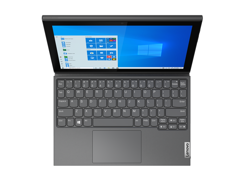 Lenovo IdeaPad Duet 3 10IGL5 - Celeron 4020 - 4Gb RAM - 64GB ROM - 10.3 WUXGA - Front 2.0MP / Rear 5.0MP - Grey - Duet 3 Folio - Win 10 - Msoffice 365 - 82AT003DAX