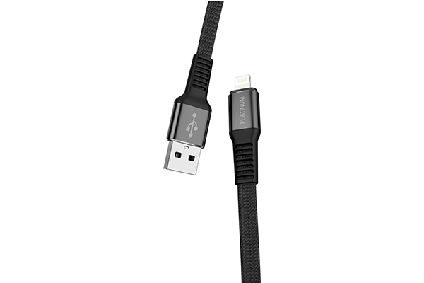 Platinum TOUGH Series Cable Lightning 1.2M - Black - P-CBTGHL1BK