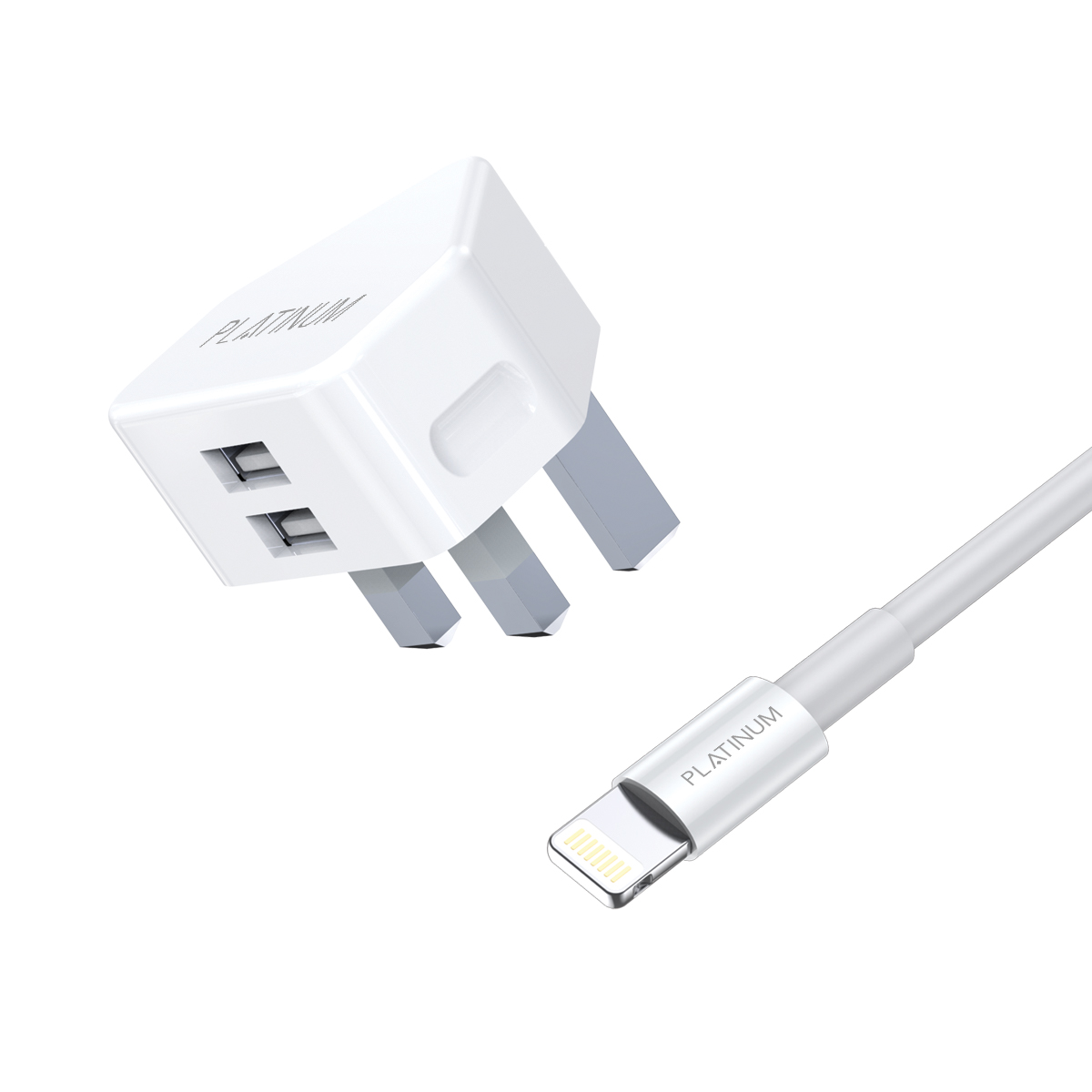 PURE Series Wall Charger 3.4A+Lighting Cable 1.2M 