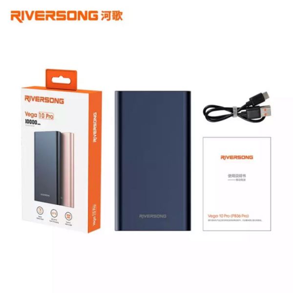 Riversong POWERBANK Vega 10 PRO PB36 PRO Dark Blue