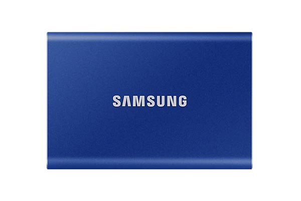 Samsung T7 Portable SSD - 1 TB - USB 3.2 Gen.2 External Indigo Blue - MU-PC1T0H/WW