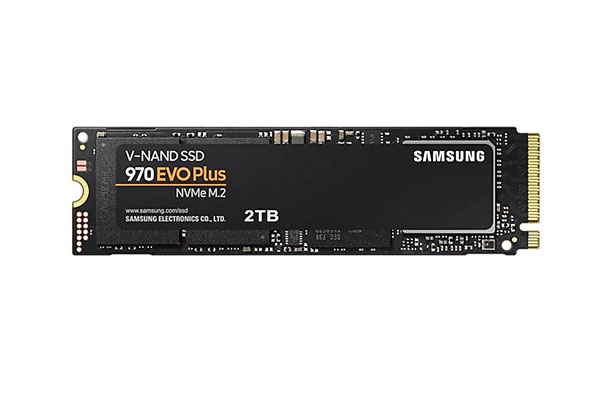 Samsung 970 EVO Plus Series - 2TB PCIe NVMe - M.2 Internal SSD - MZ-V7S2T0BW