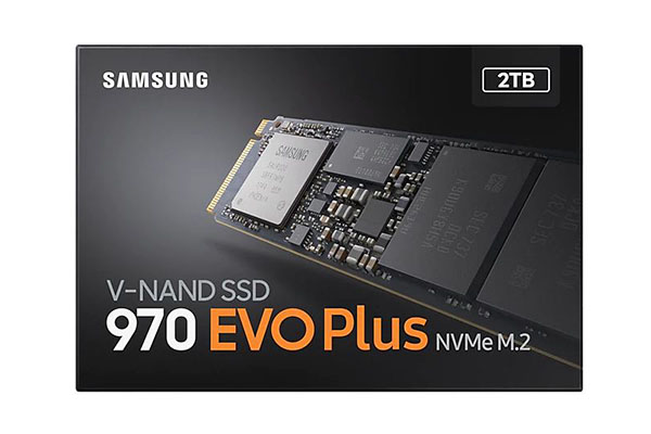 Samsung 970 EVO Plus Series - 2TB PCIe NVMe - M.2 Internal SSD - MZ-V7S2T0BW