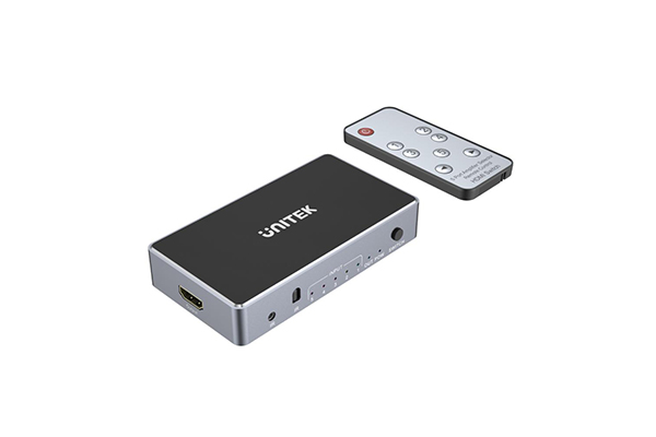 Unitek 4K HDMI 1.4b Switch 5 In 1 Out
