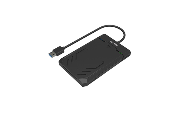 Unitek USB3.1 to SATA6G 2.5” HDD/SSD Hard Disk Enclosure, Black Color