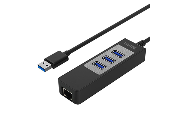 Unitek USB3.0 3-Port Hub + Gigabit Ethernet Converter