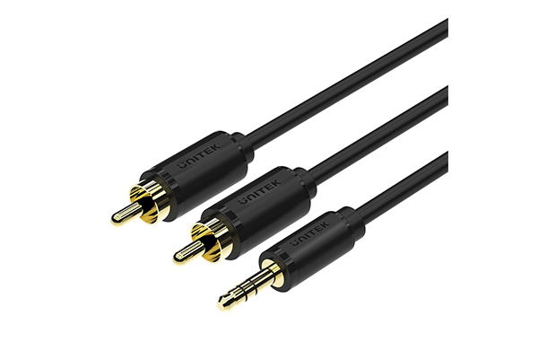 Unitek 1.5M, 3.5MM AUX to 2 RCA Cable